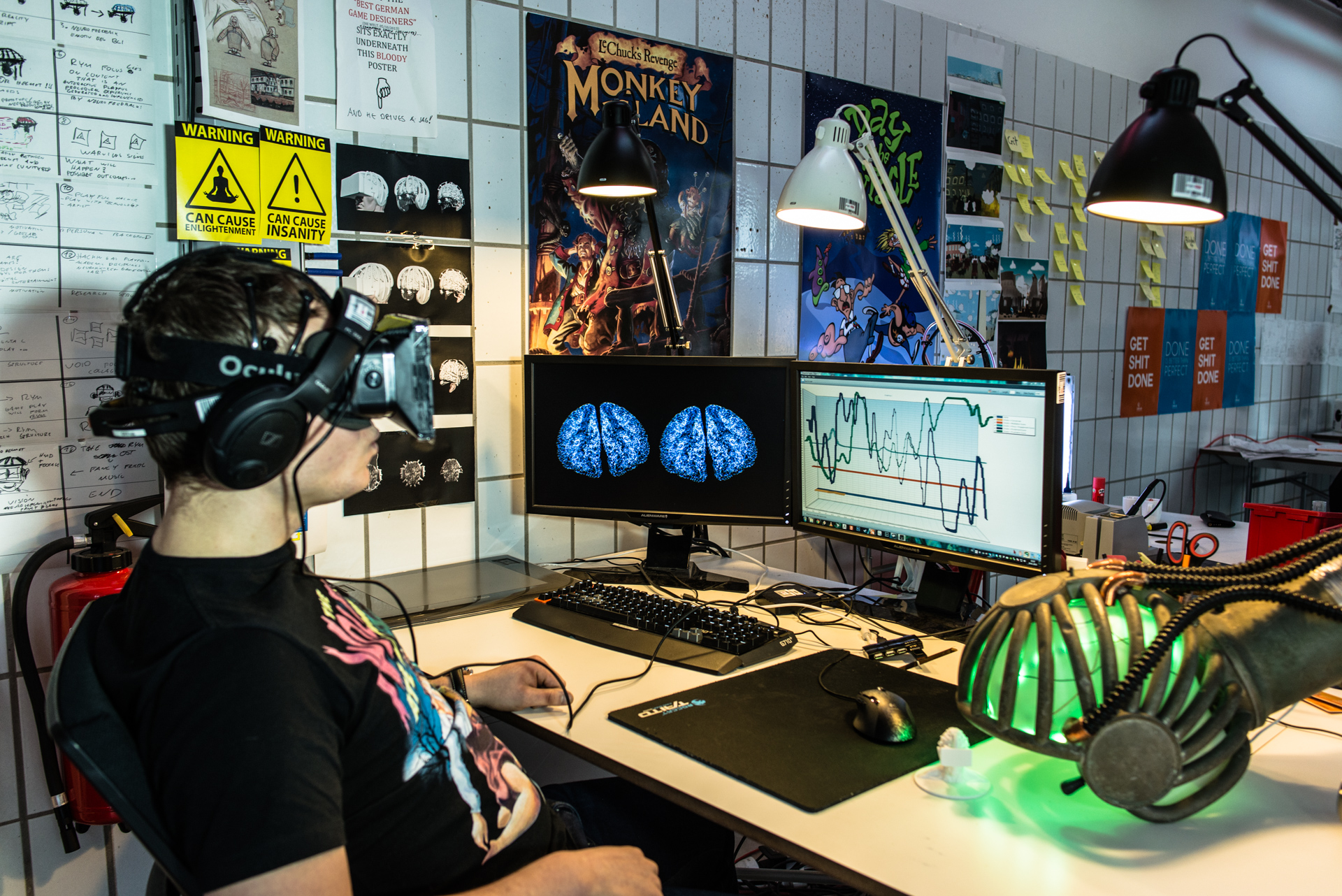 Interactive installation room