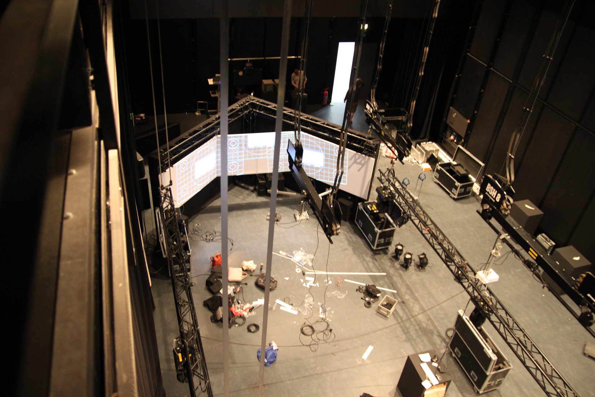 Stage Light DMX Calibration in Cave